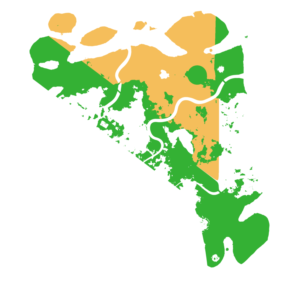 Biome Rust Map: Procedural Map, Size: 4000, Seed: 9411