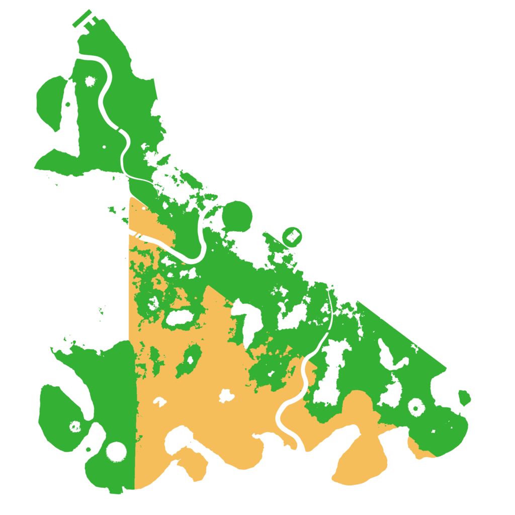 Biome Rust Map: Procedural Map, Size: 4500, Seed: 529924170