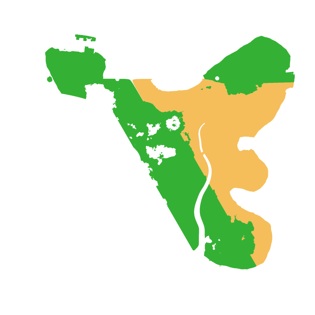 Biome Rust Map: Procedural Map, Size: 2300, Seed: 2074502277