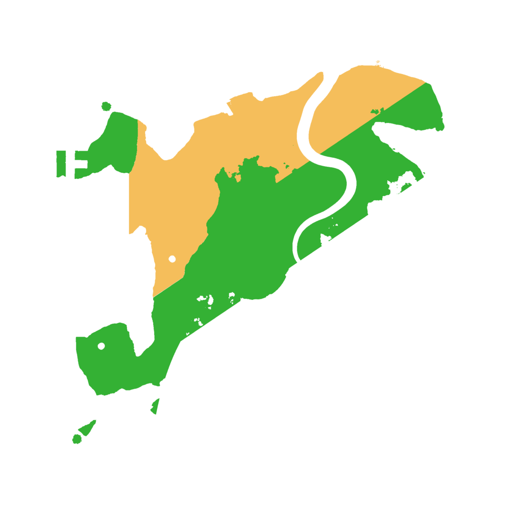 Biome Rust Map: Procedural Map, Size: 2200, Seed: 1434827994