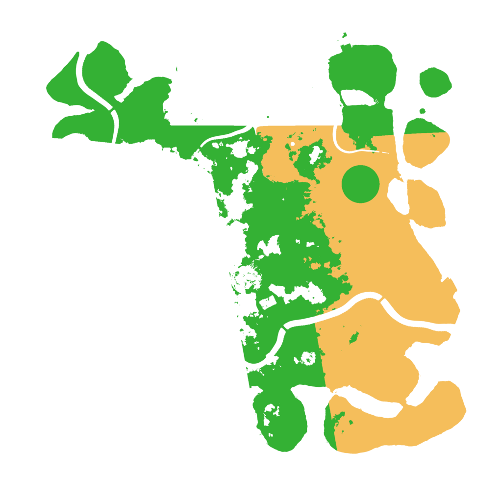 Biome Rust Map: Procedural Map, Size: 3500, Seed: 988891872