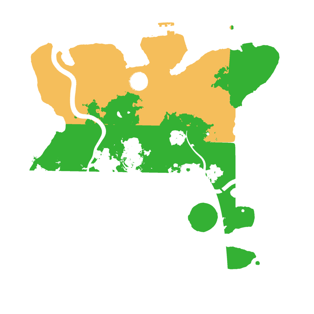 Biome Rust Map: Procedural Map, Size: 3000, Seed: 1943776031