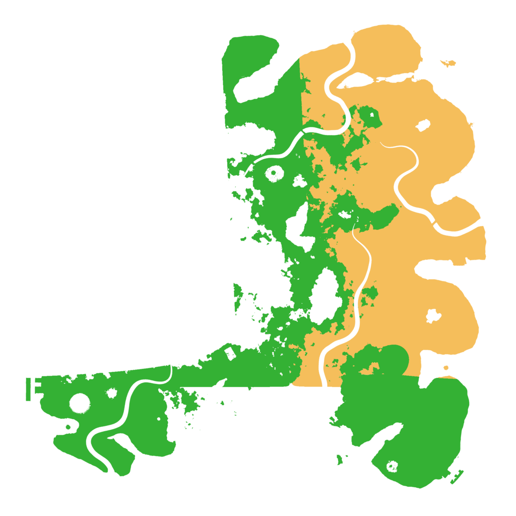Biome Rust Map: Procedural Map, Size: 4500, Seed: 907133546