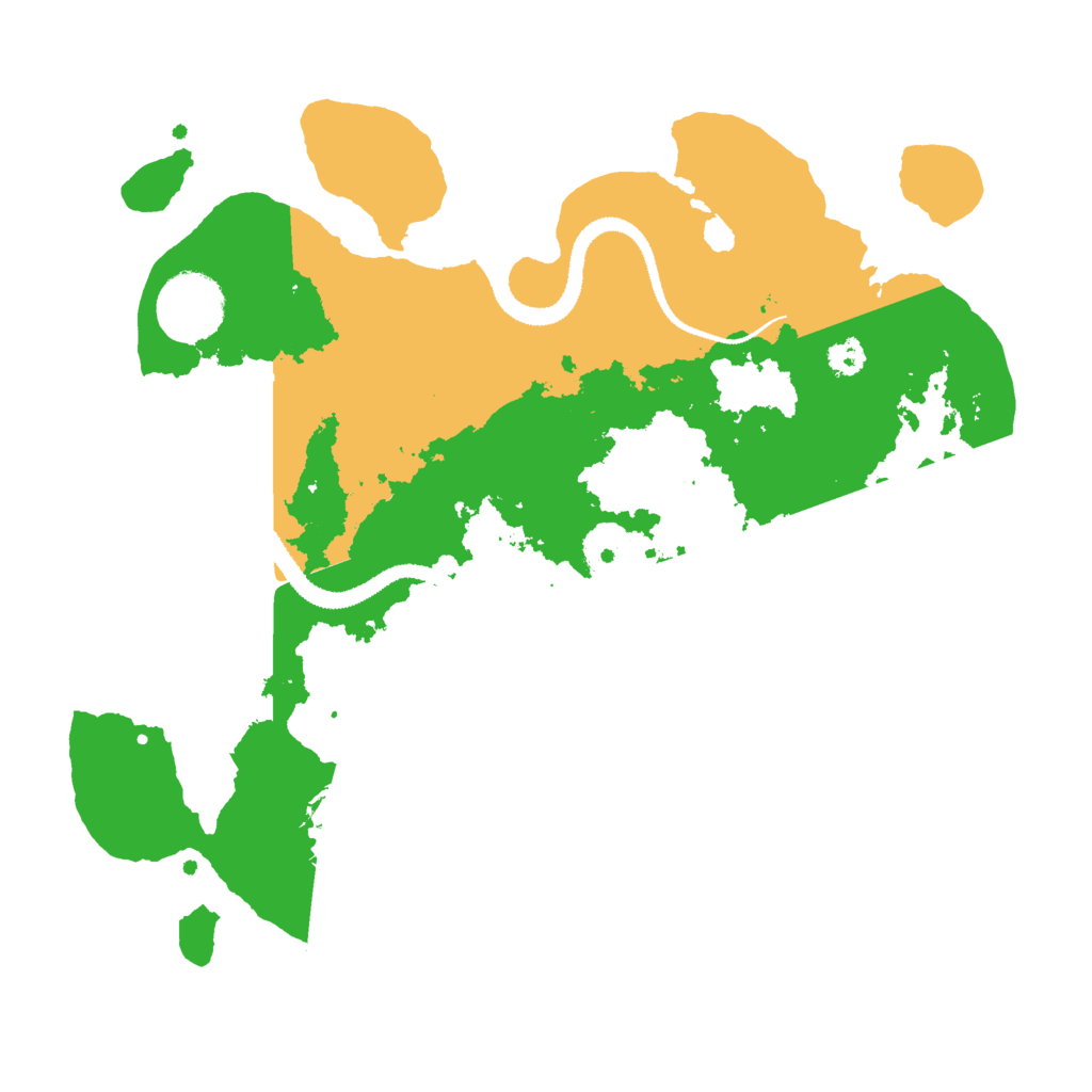 Biome Rust Map: Procedural Map, Size: 3000, Seed: 27122