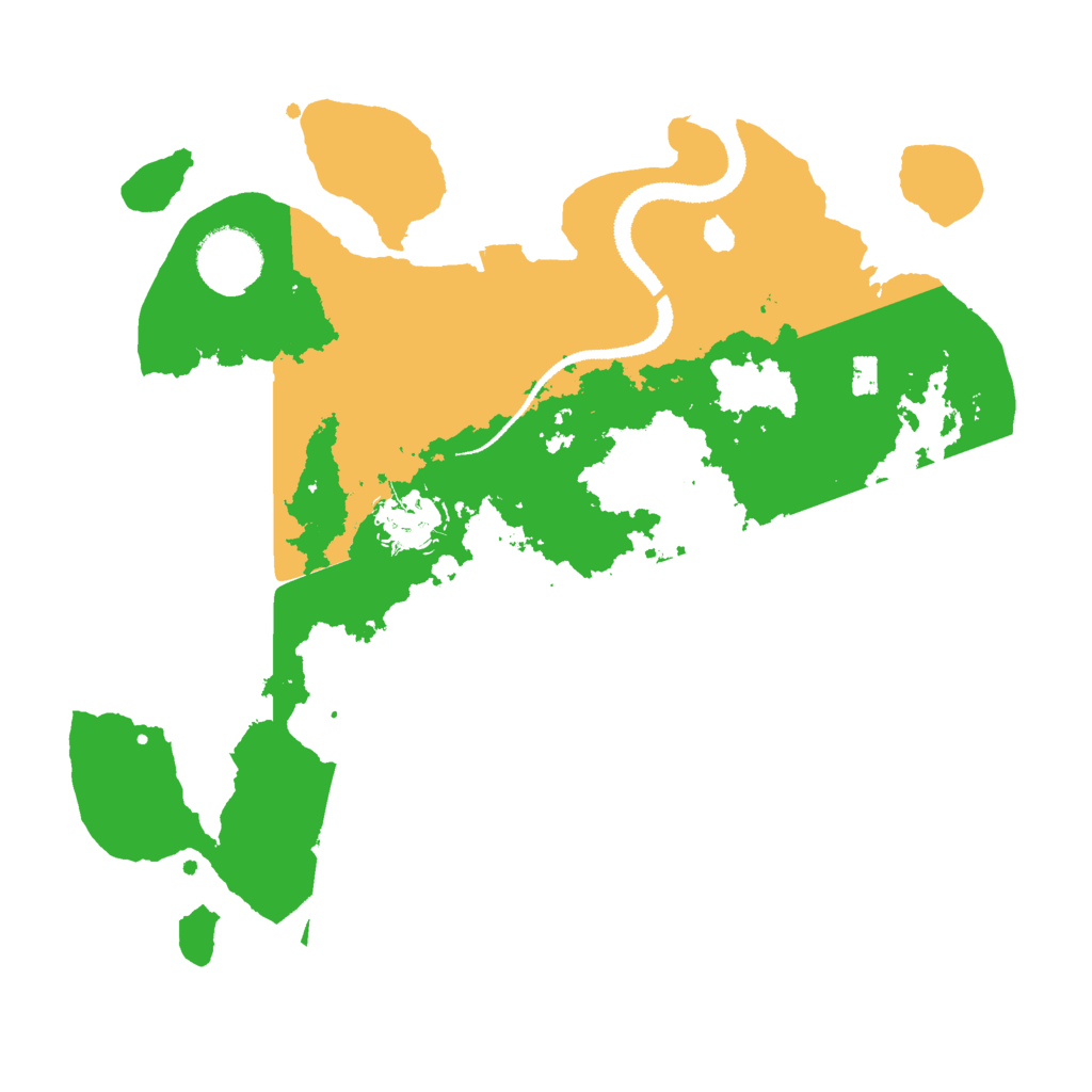 Biome Rust Map: Procedural Map, Size: 3000, Seed: 27122