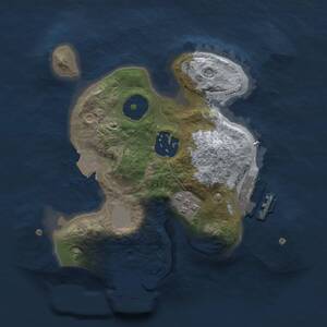 Thumbnail Rust Map: Procedural Map, Size: 2000, Seed: 189864319, 5 Monuments