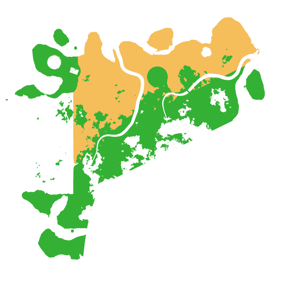 Biome Rust Map: Procedural Map, Size: 3750, Seed: 1047257902