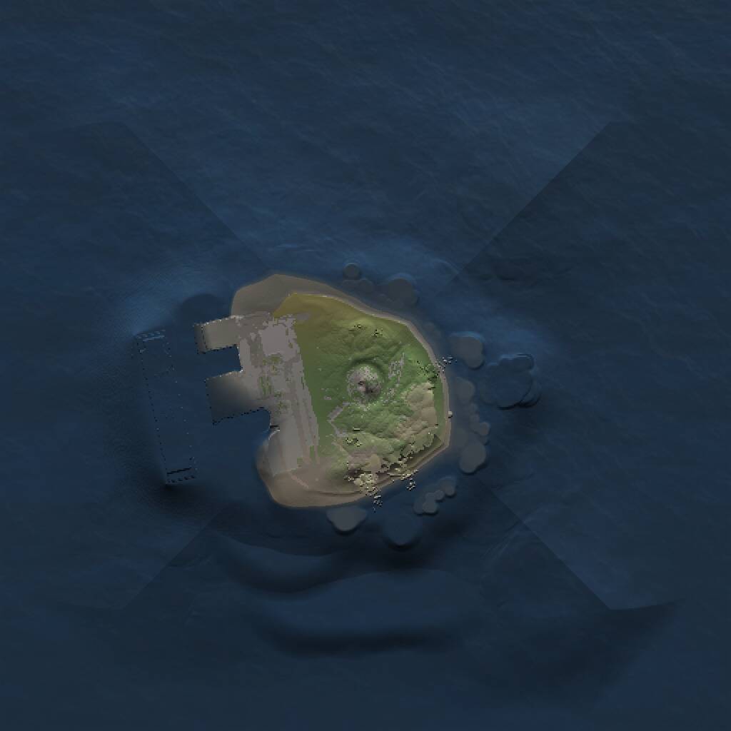 Rust Map: Procedural Map, Size: 1000, Seed: 83198772, 2 Monuments