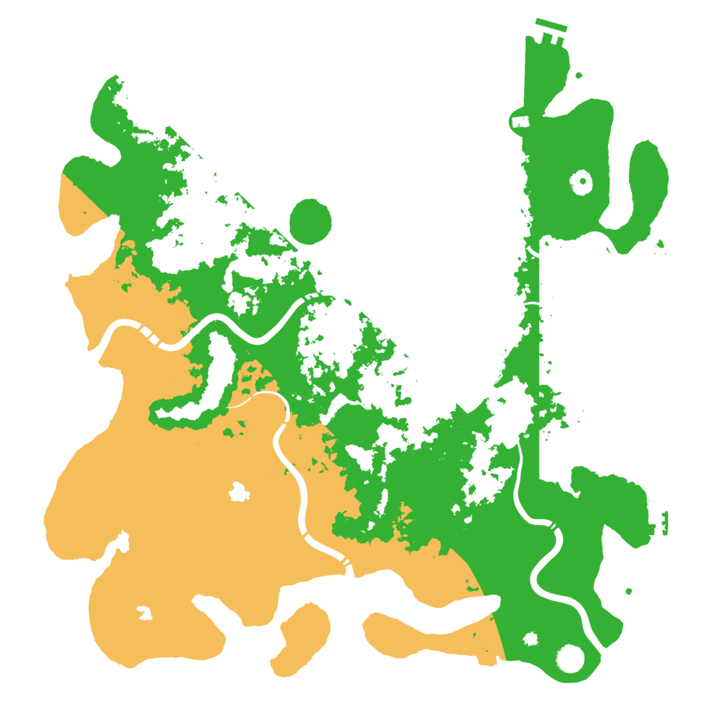 Biome Rust Map: Procedural Map, Size: 4547, Seed: 481984