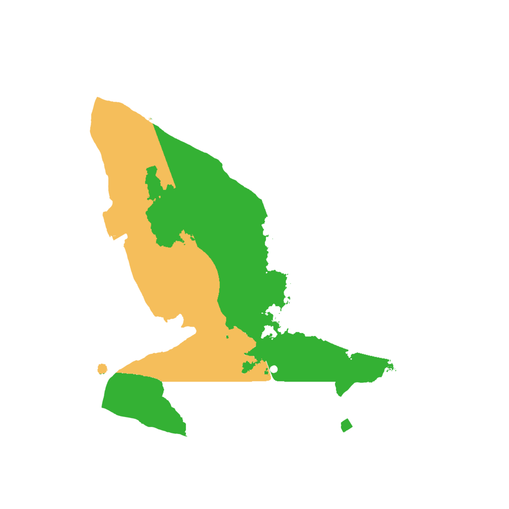 Biome Rust Map: Procedural Map, Size: 2000, Seed: 908