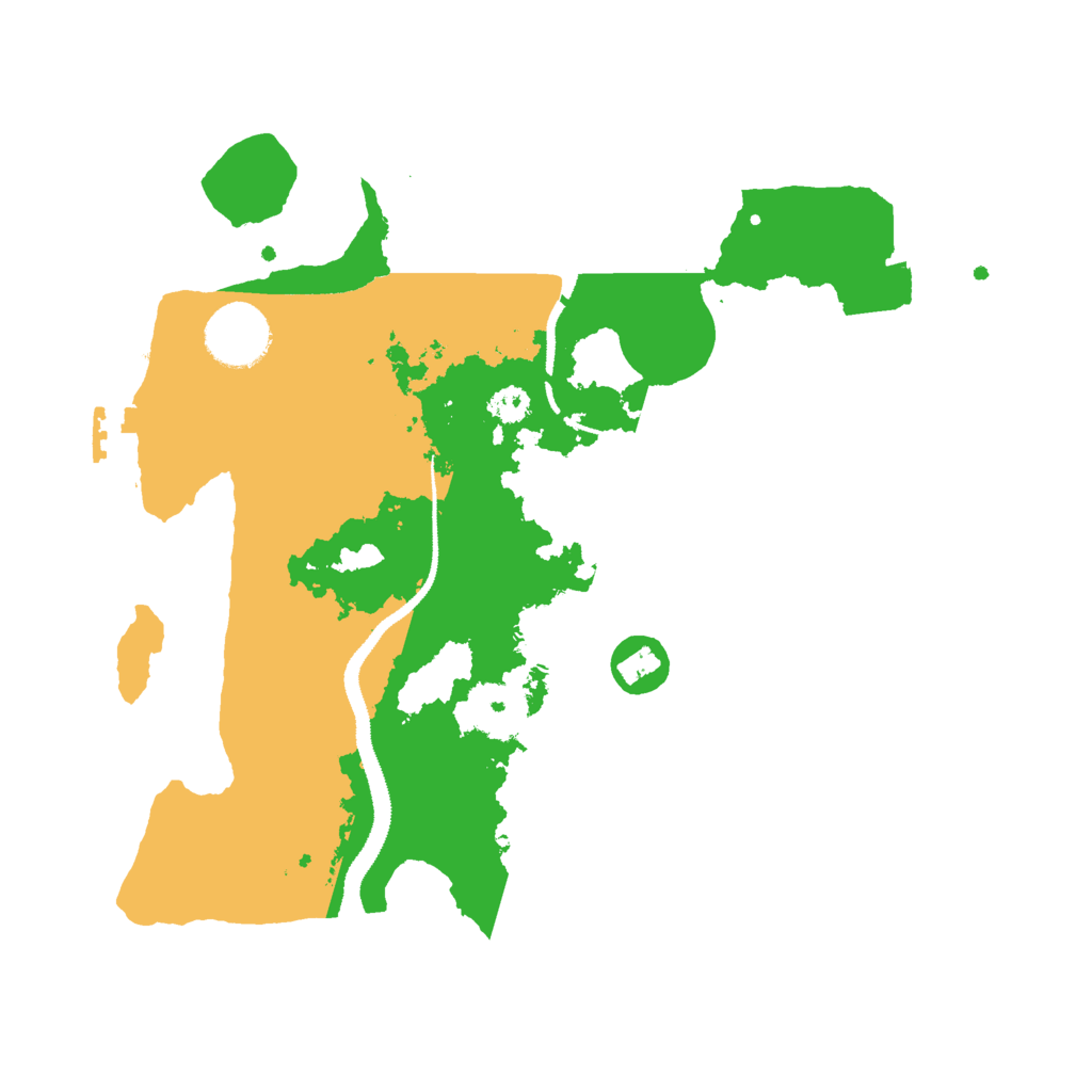 Biome Rust Map: Procedural Map, Size: 3000, Seed: 324720365