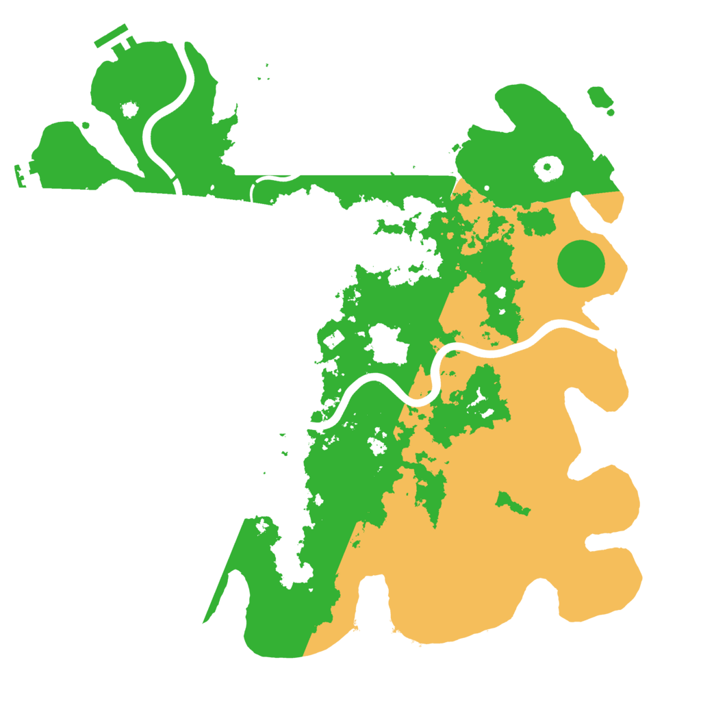 Biome Rust Map: Procedural Map, Size: 3900, Seed: 39328471