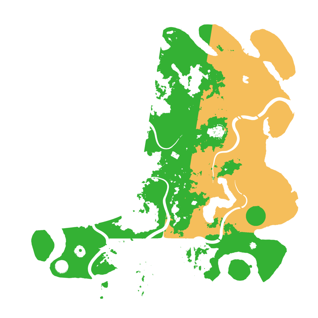 Biome Rust Map: Procedural Map, Size: 4250, Seed: 514274518
