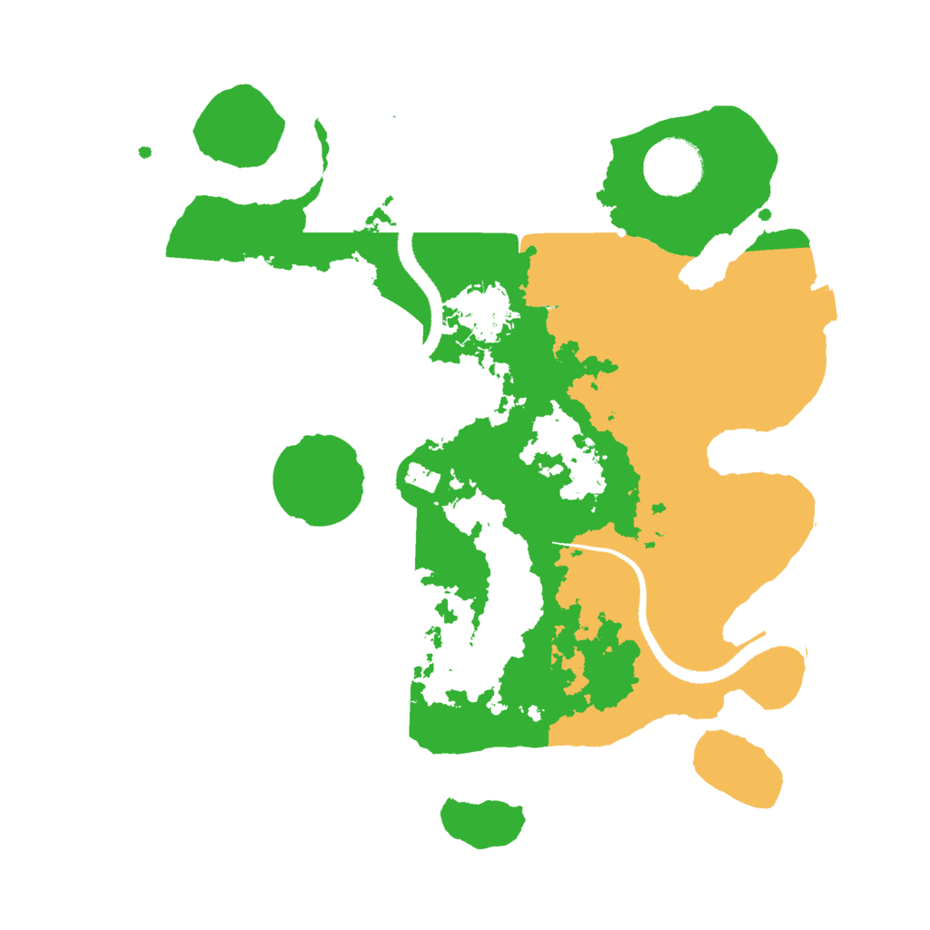Biome Rust Map: Procedural Map, Size: 3000, Seed: 1466124050