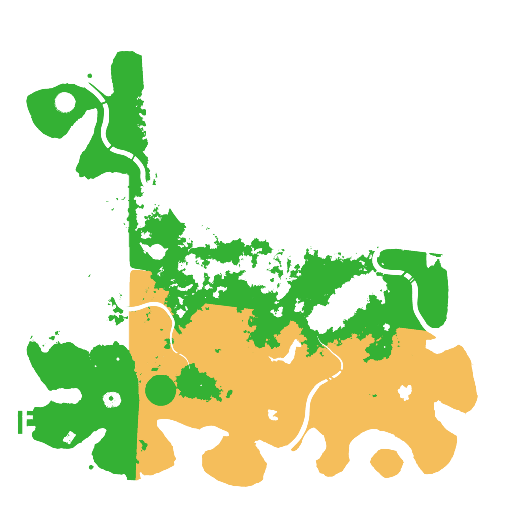 Biome Rust Map: Procedural Map, Size: 4500, Seed: 689211501