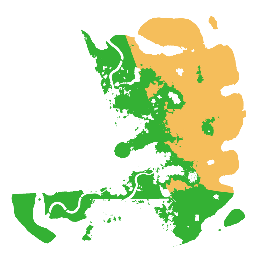 Biome Rust Map: Procedural Map, Size: 4500, Seed: 698008