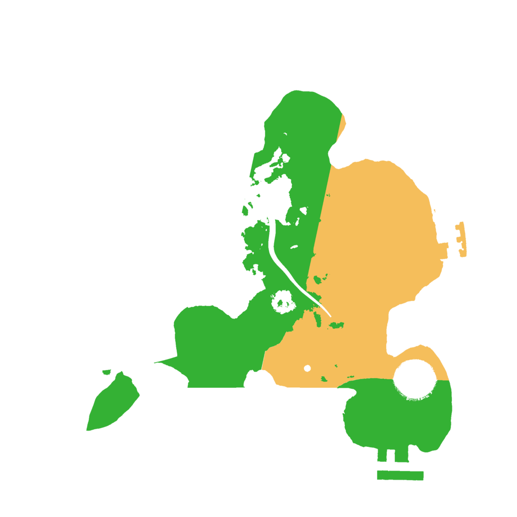 Biome Rust Map: Procedural Map, Size: 2250, Seed: 8102002