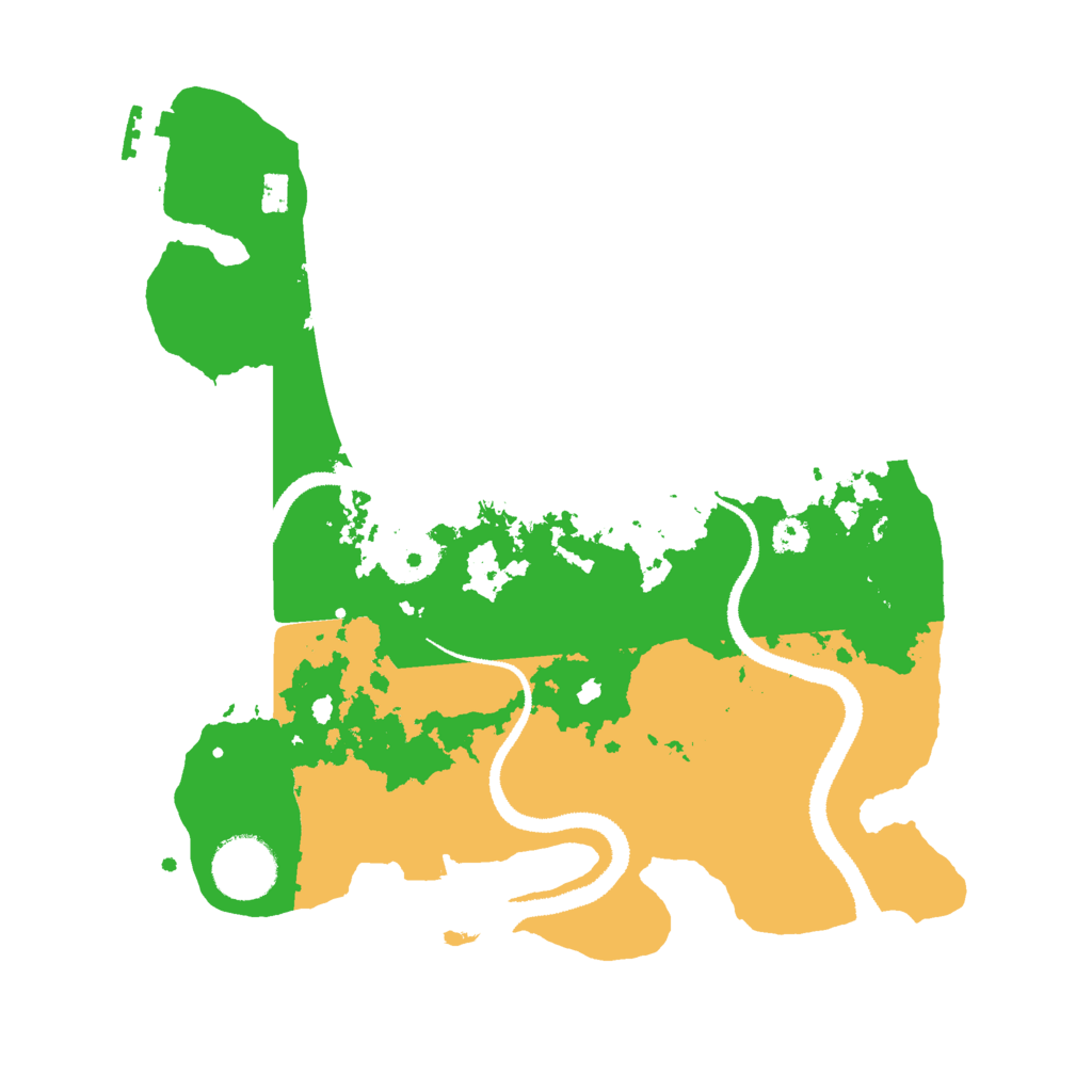 Biome Rust Map: Procedural Map, Size: 3000, Seed: 53999