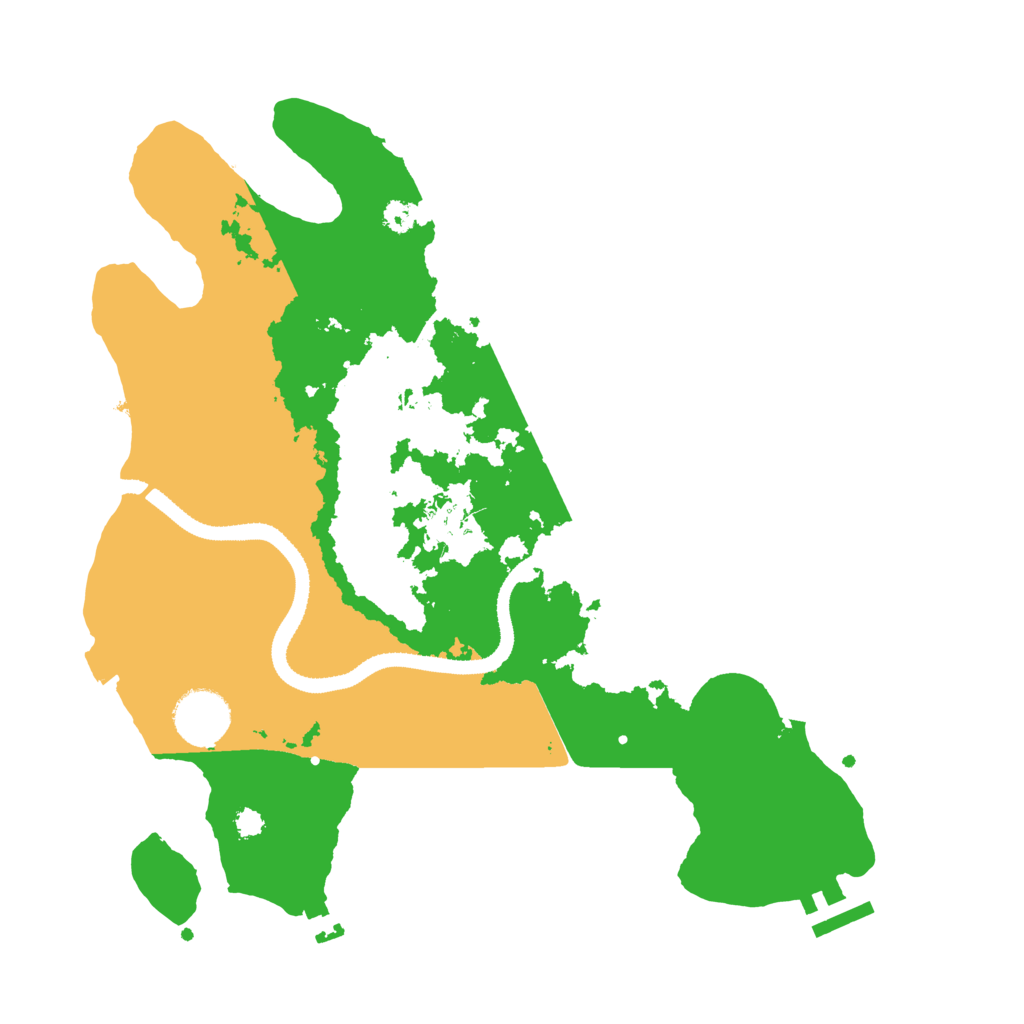 Biome Rust Map: Procedural Map, Size: 3250, Seed: 867530