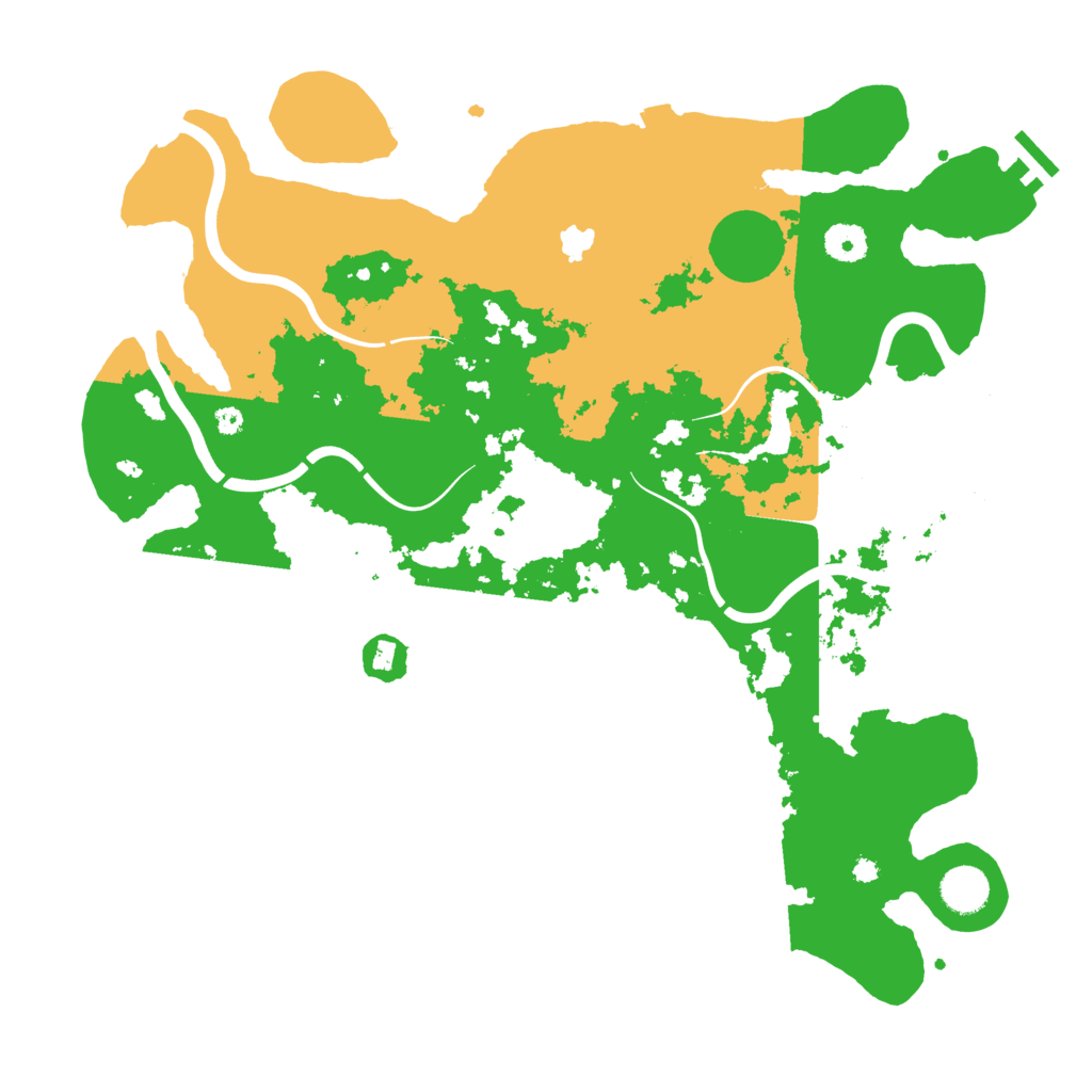 Biome Rust Map: Procedural Map, Size: 4000, Seed: 2121329227