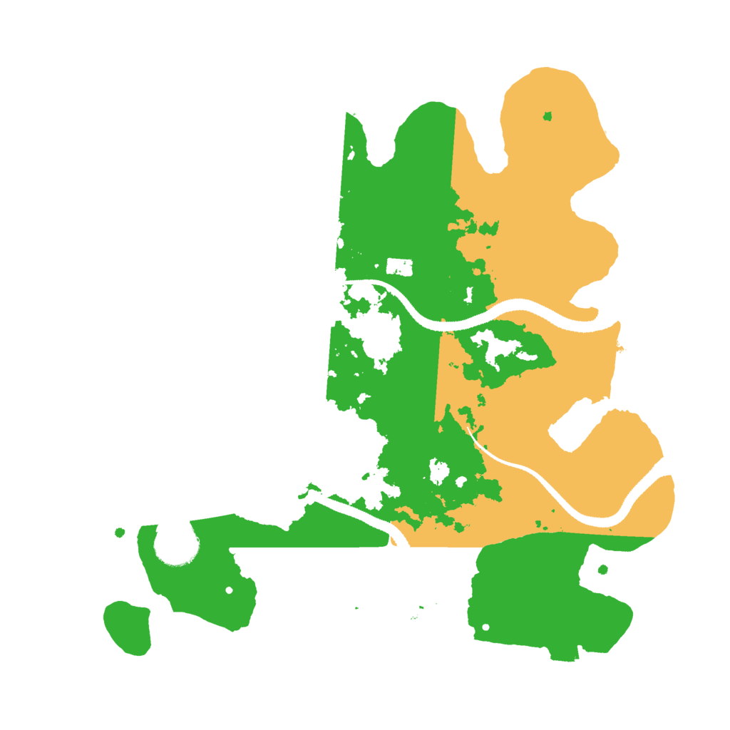 Biome Rust Map: Procedural Map, Size: 3000, Seed: 109212350