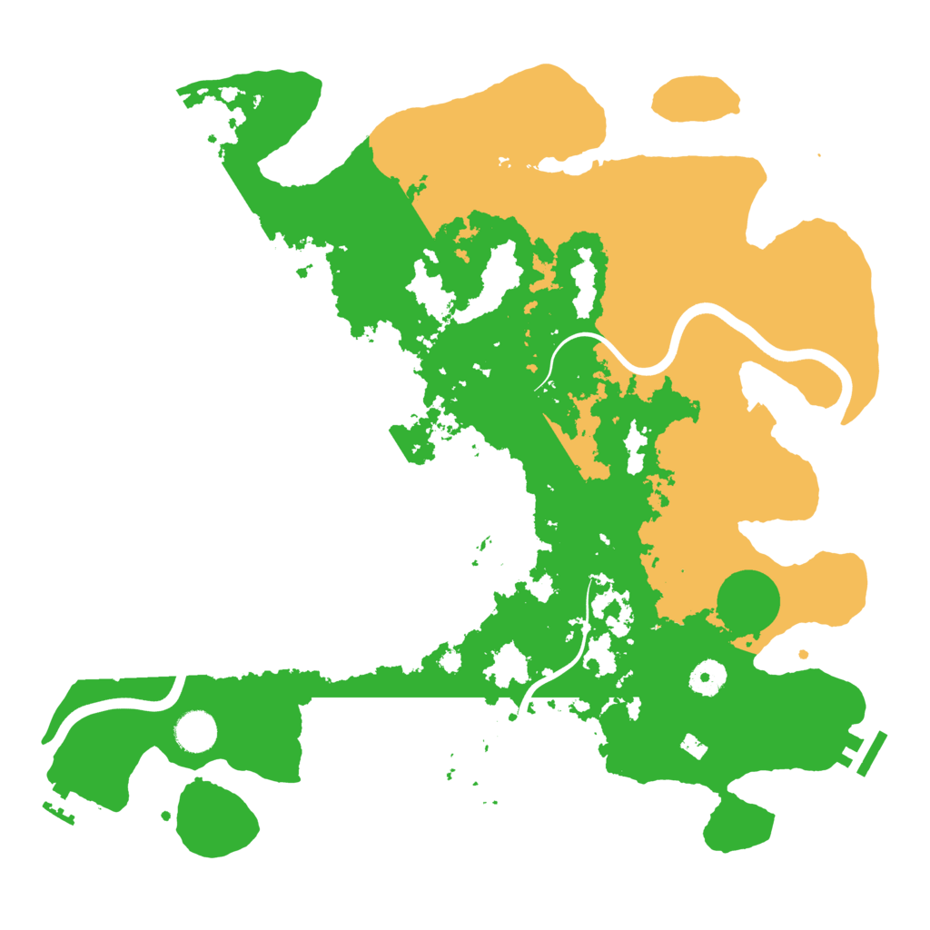 Biome Rust Map: Procedural Map, Size: 3900, Seed: 1633082255