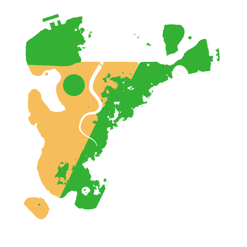 Biome Rust Map: Procedural Map, Size: 3000, Seed: 2139727976