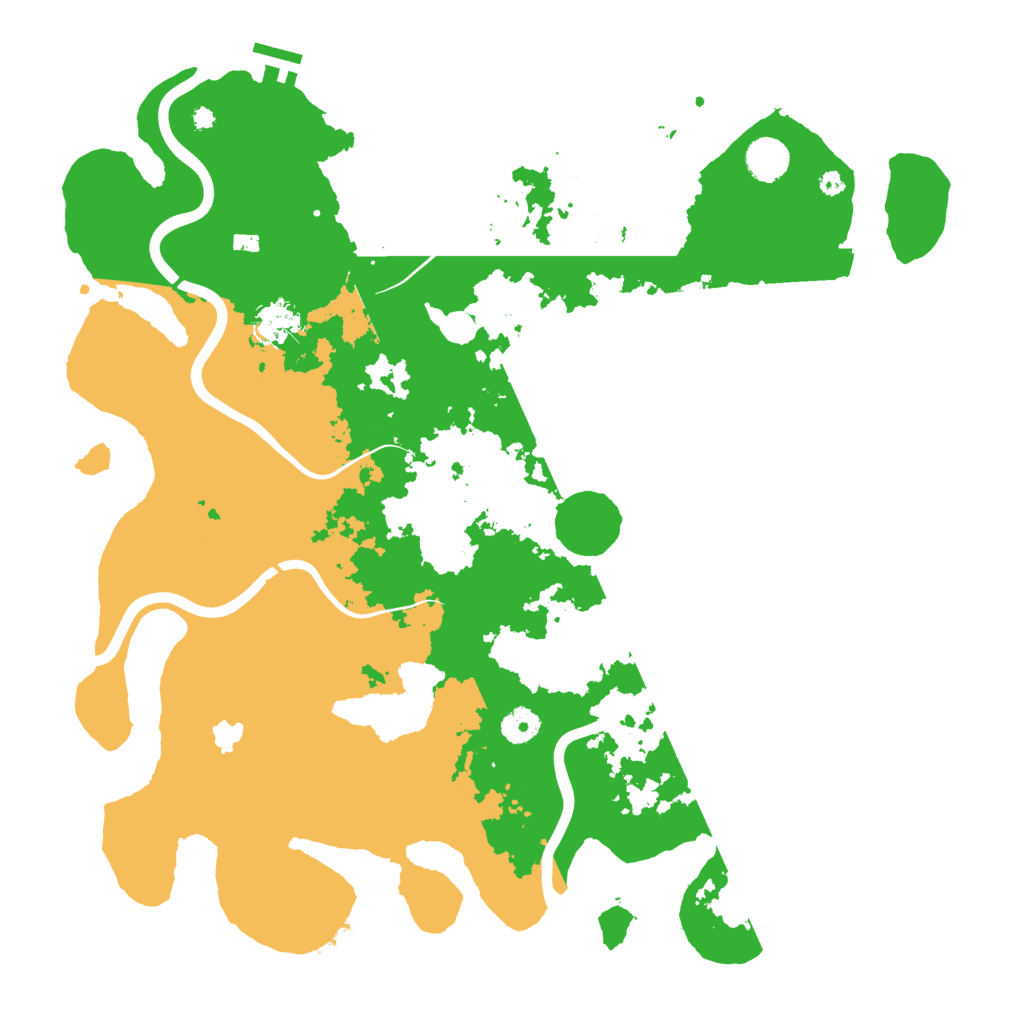 Biome Rust Map: Procedural Map, Size: 4200, Seed: 912345