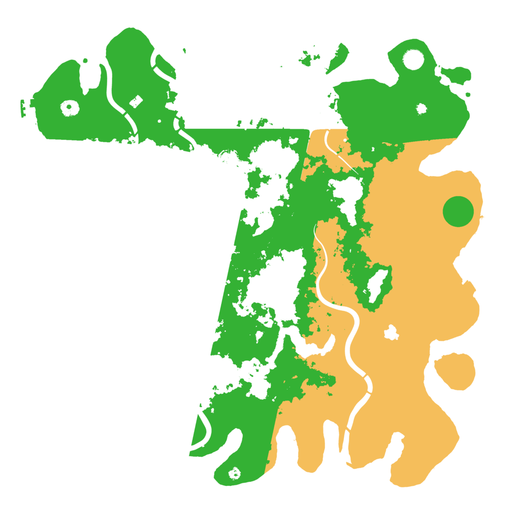 Biome Rust Map: Procedural Map, Size: 4400, Seed: 2016108303