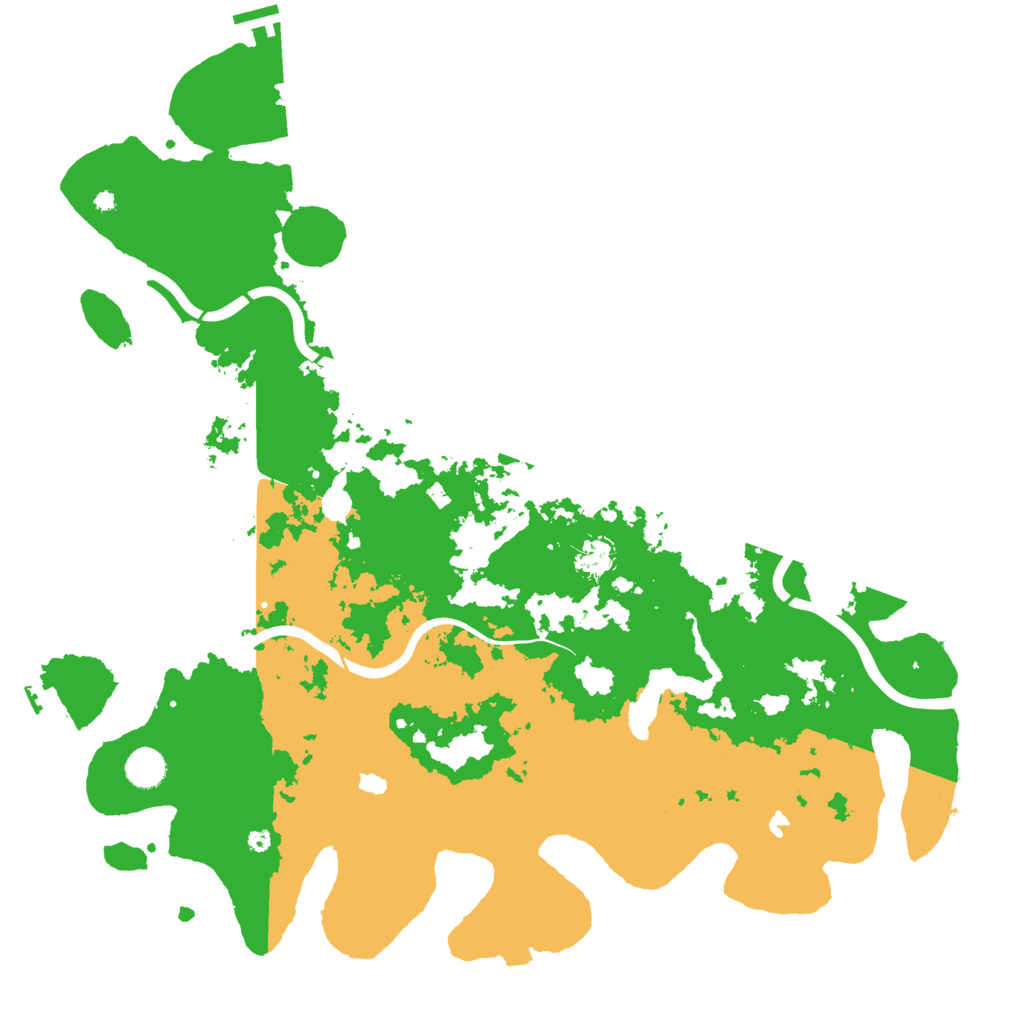 Biome Rust Map: Procedural Map, Size: 4500, Seed: 65298010