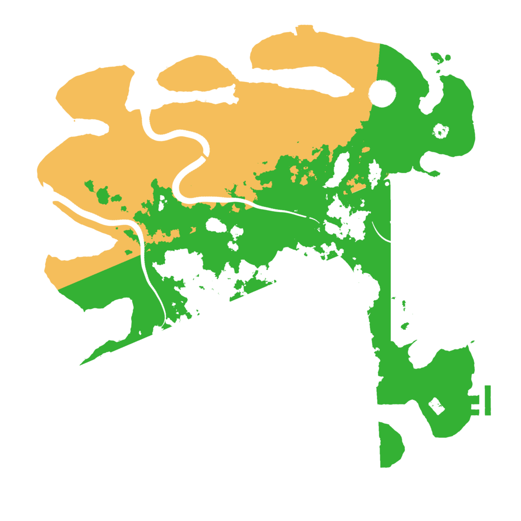 Biome Rust Map: Procedural Map, Size: 3500, Seed: 1008710186