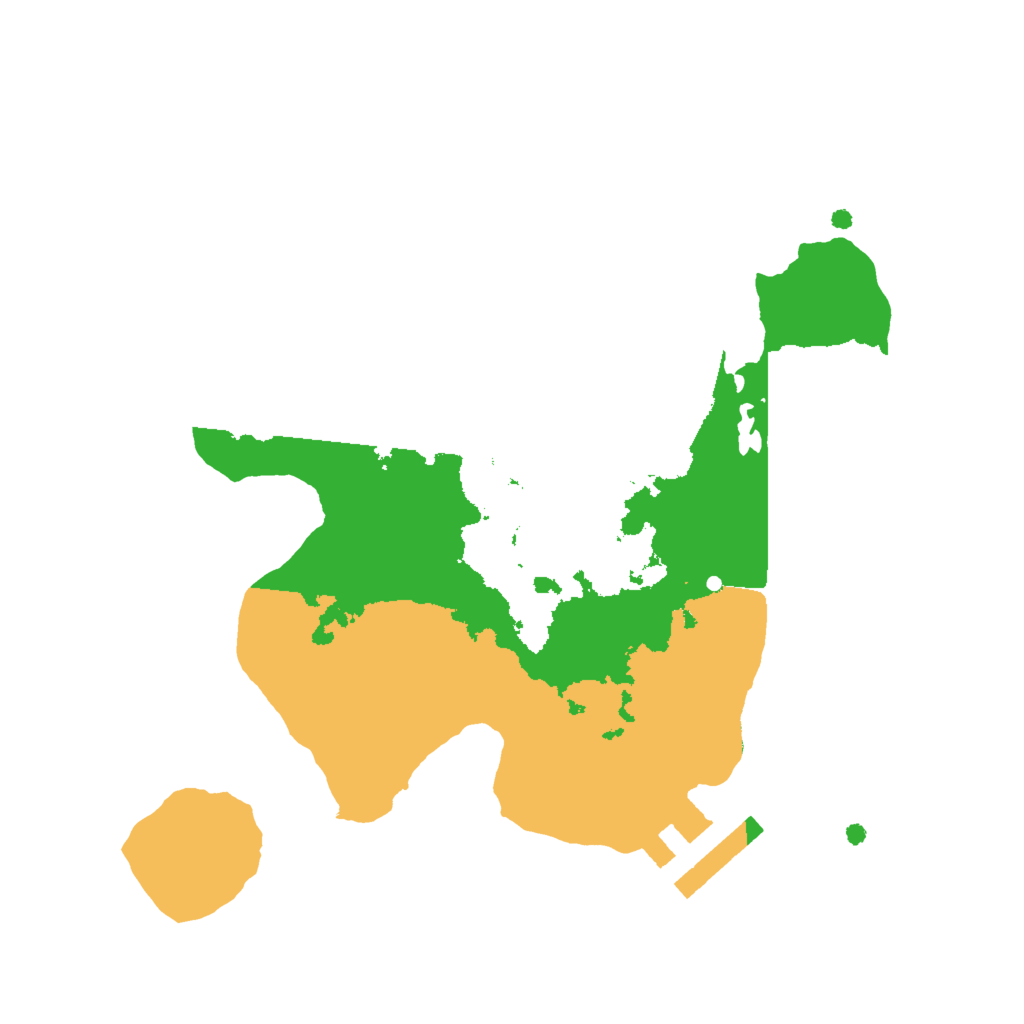 Biome Rust Map: Procedural Map, Size: 2001, Seed: 1198335376