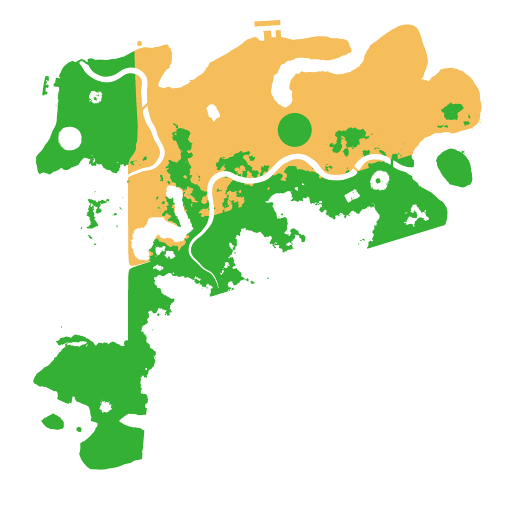 Biome Rust Map: Procedural Map, Size: 4000, Seed: 545458