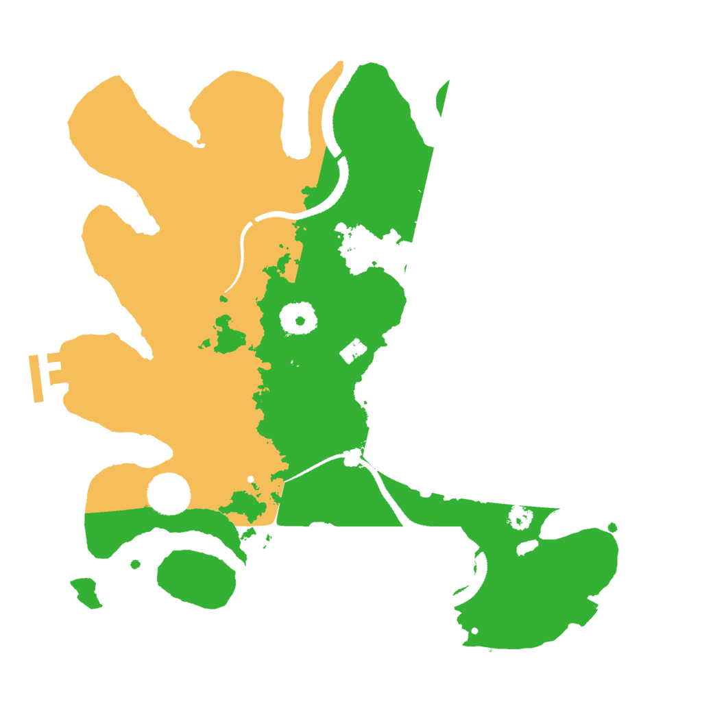 Biome Rust Map: Procedural Map, Size: 3000, Seed: 1063859