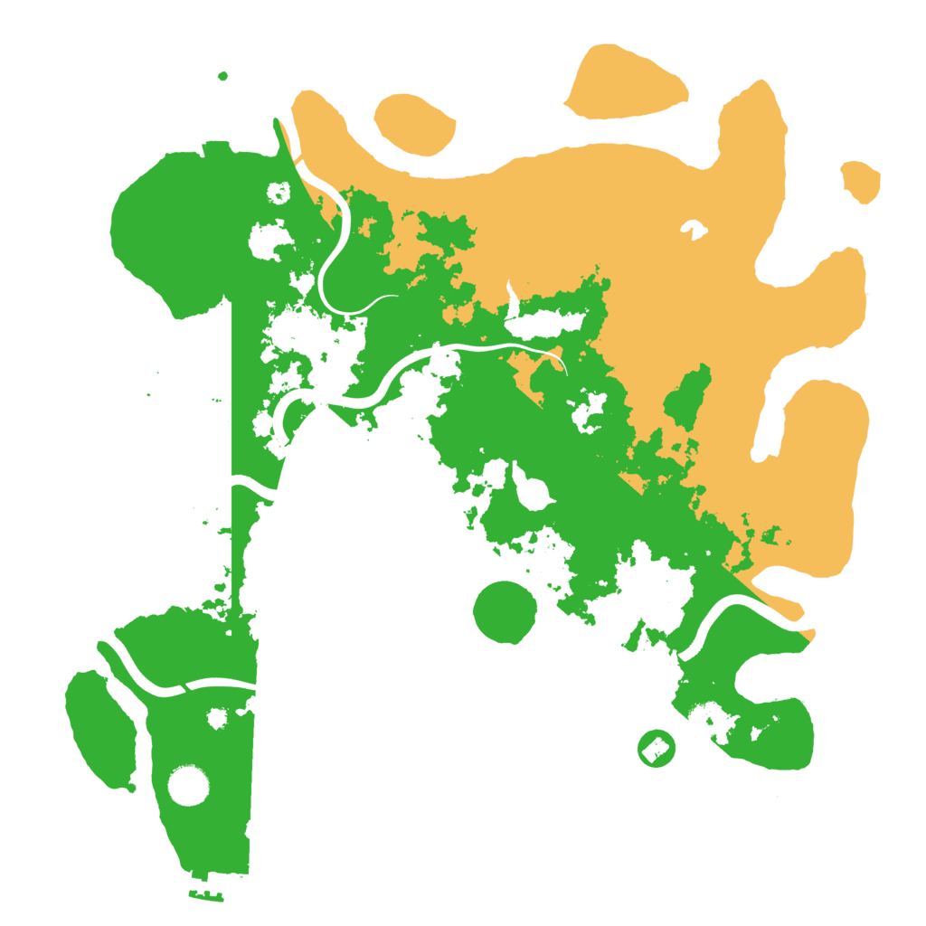 Biome Rust Map: Procedural Map, Size: 4000, Seed: 25944