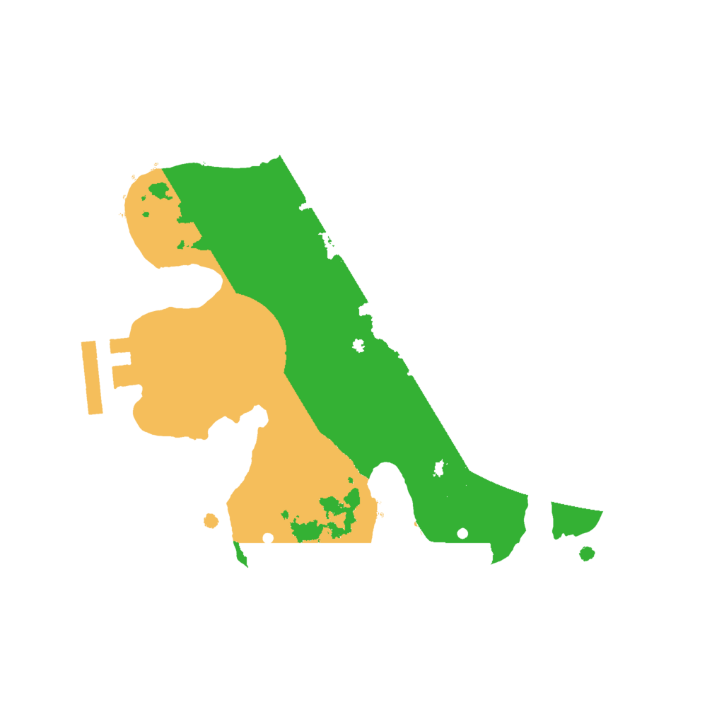 Biome Rust Map: Procedural Map, Size: 2000, Seed: 1143172071