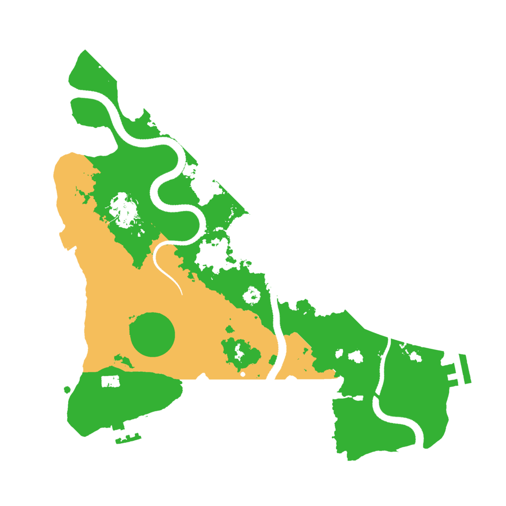 Biome Rust Map: Procedural Map, Size: 3000, Seed: 31611
