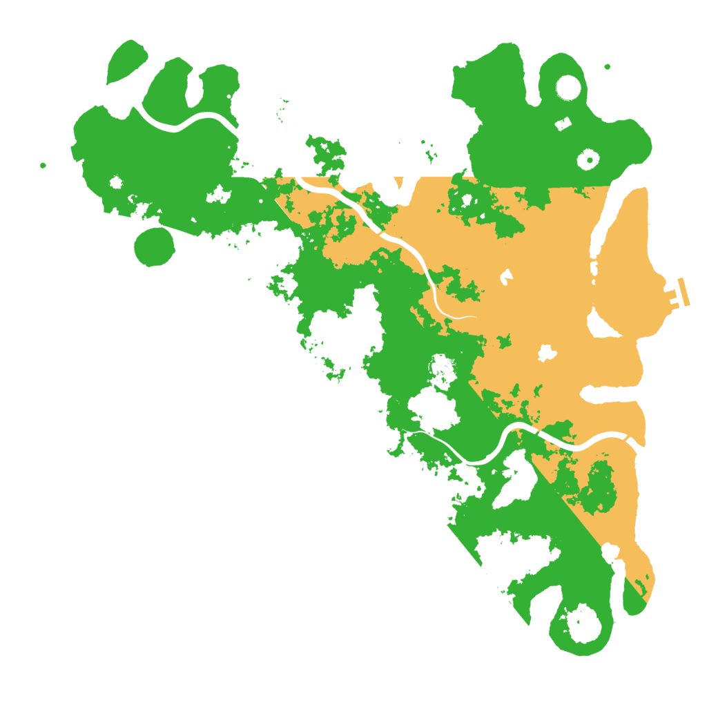 Biome Rust Map: Procedural Map, Size: 5000, Seed: 253697831