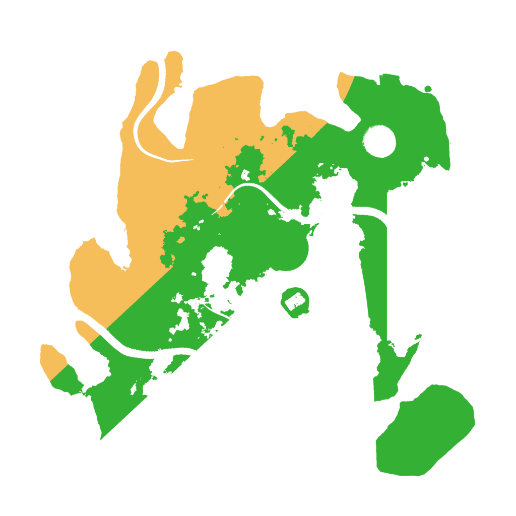 Biome Rust Map: Procedural Map, Size: 3000, Seed: 137751049