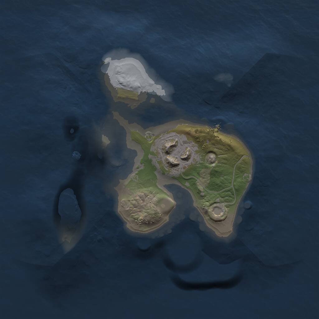 Rust Map: Procedural Map, Size: 1500, Seed: 139017327, 2 Monuments