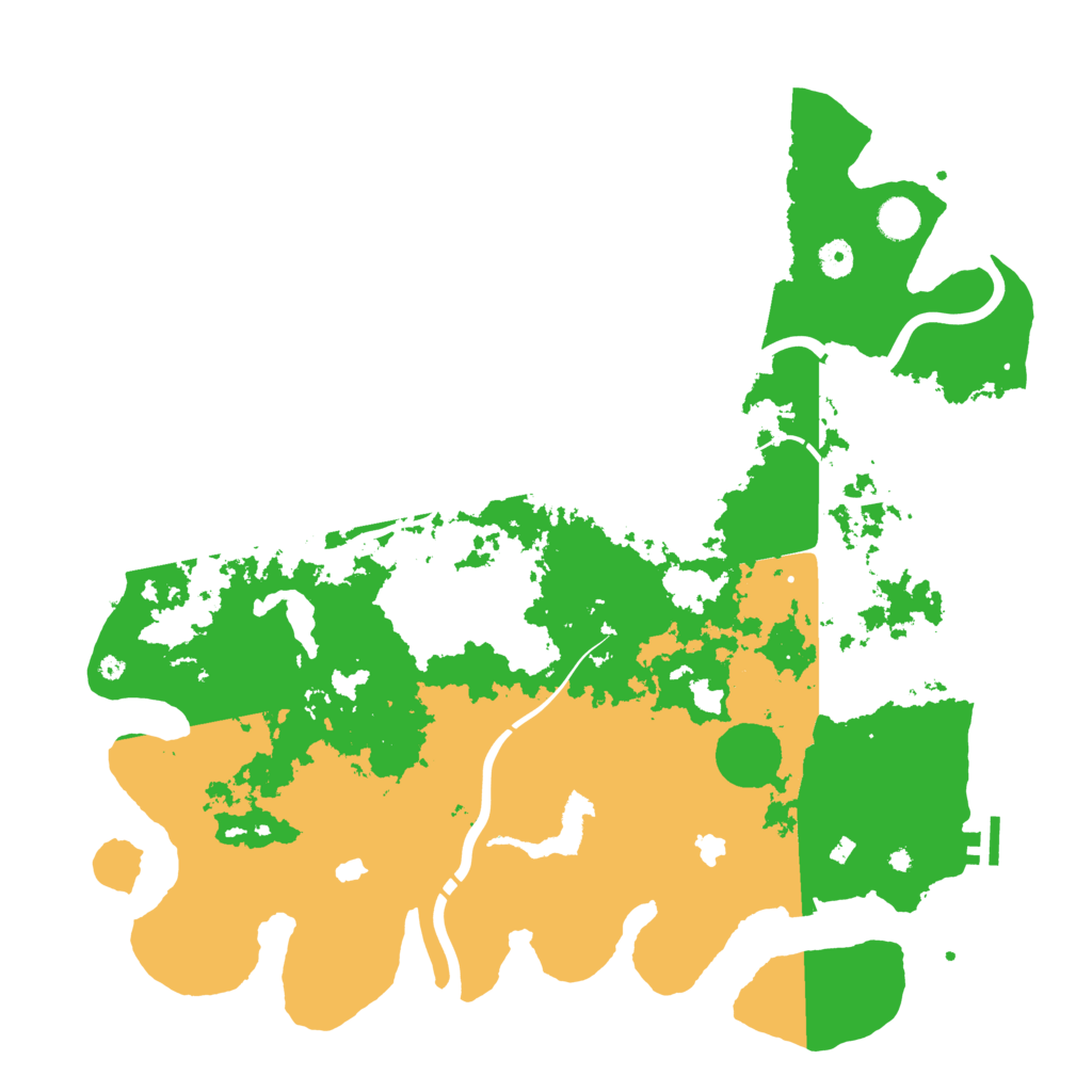Biome Rust Map: Procedural Map, Size: 4500, Seed: 22740029