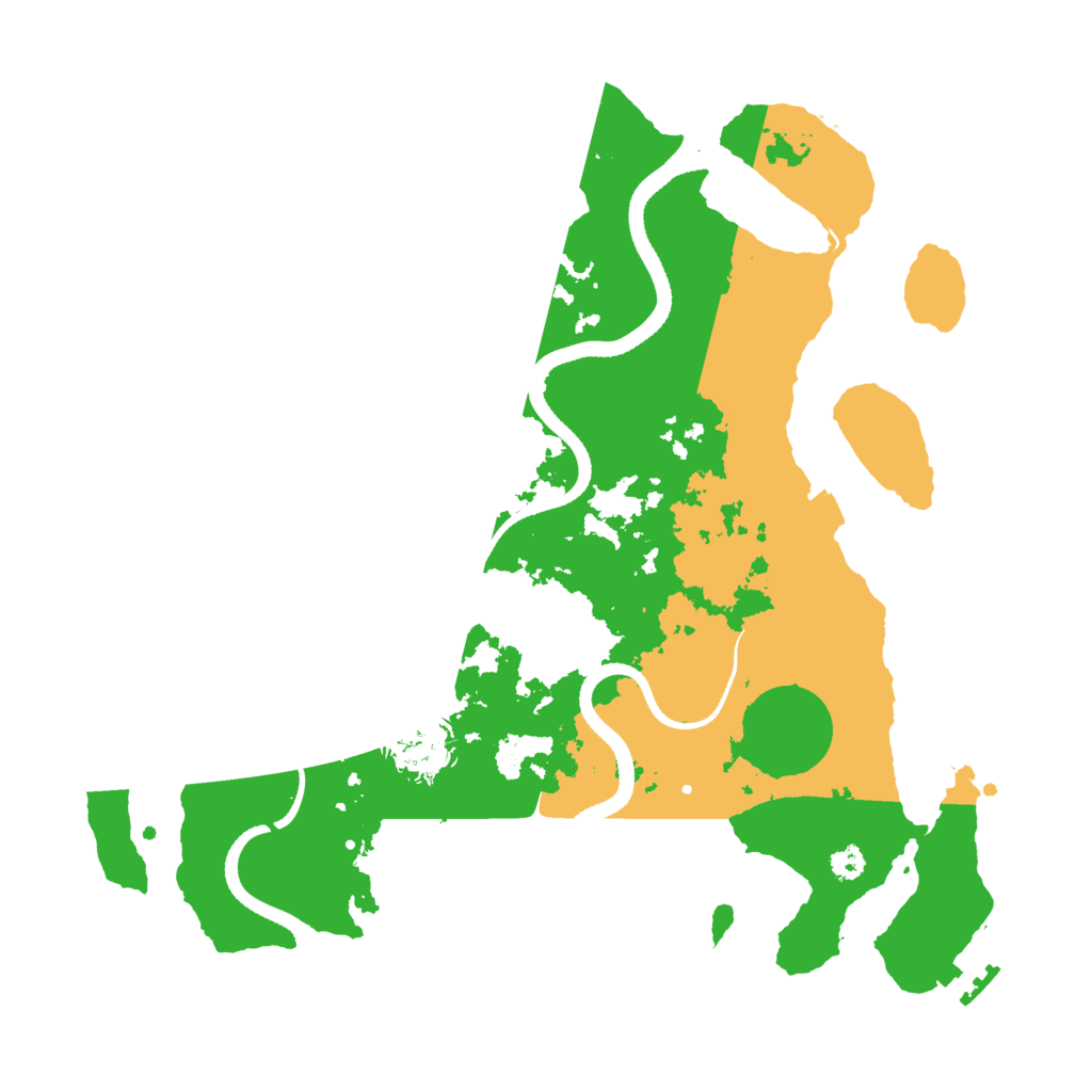 Biome Rust Map: Procedural Map, Size: 3250, Seed: 260105