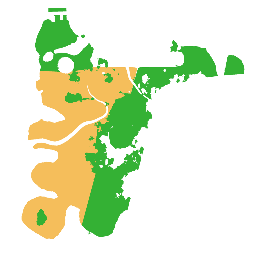 Biome Rust Map: Procedural Map, Size: 3000, Seed: 7298