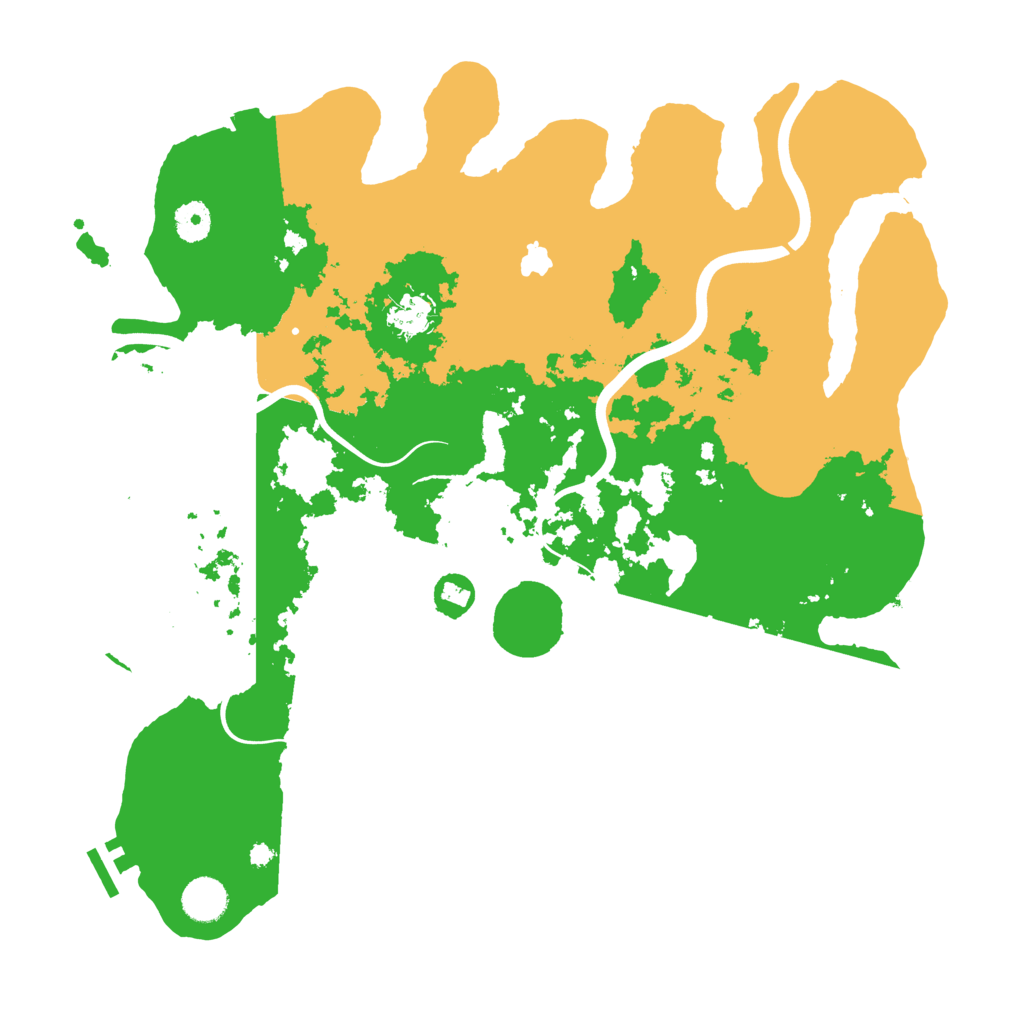 Biome Rust Map: Procedural Map, Size: 4000, Seed: 19762503
