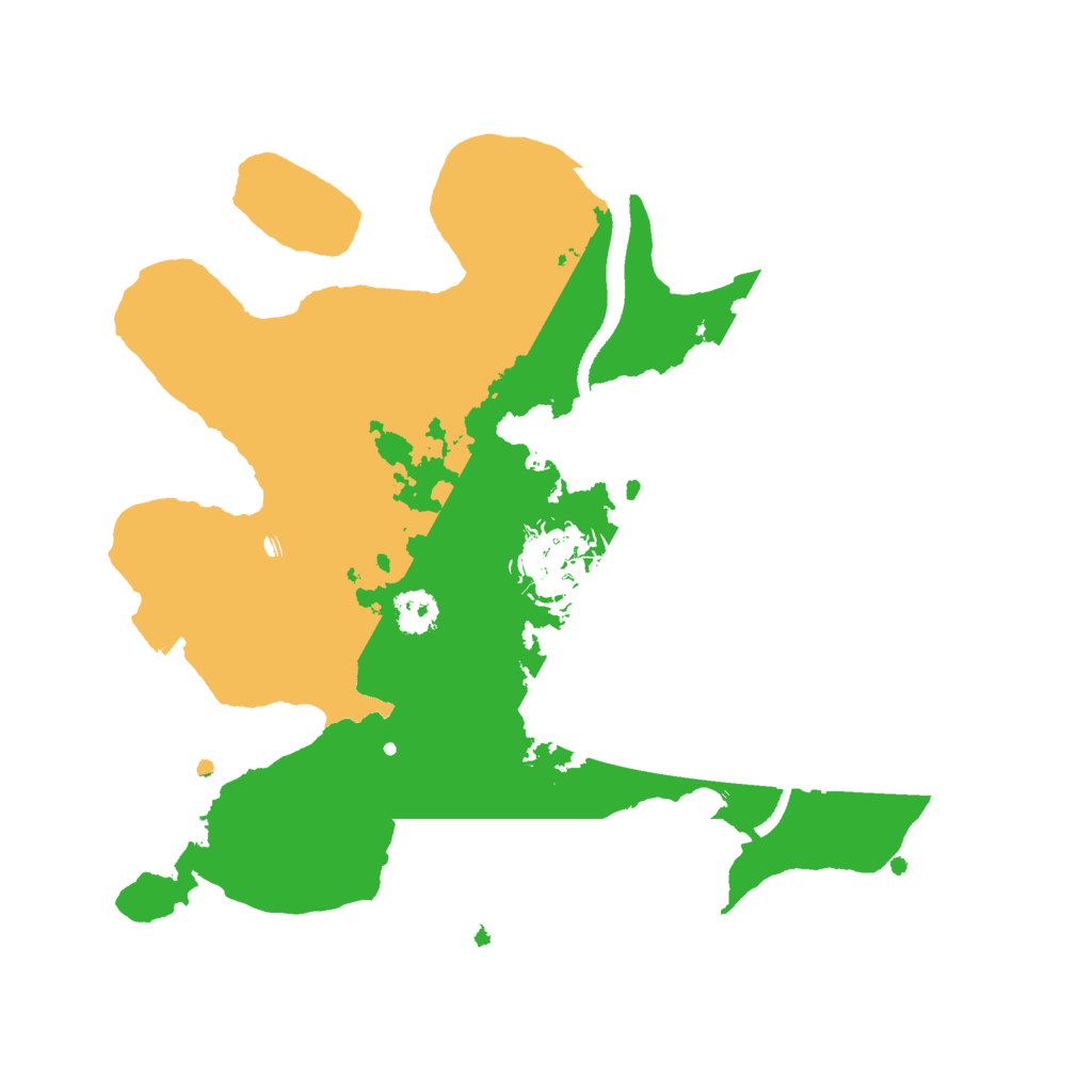 Biome Rust Map: Procedural Map, Size: 2500, Seed: 1345289046