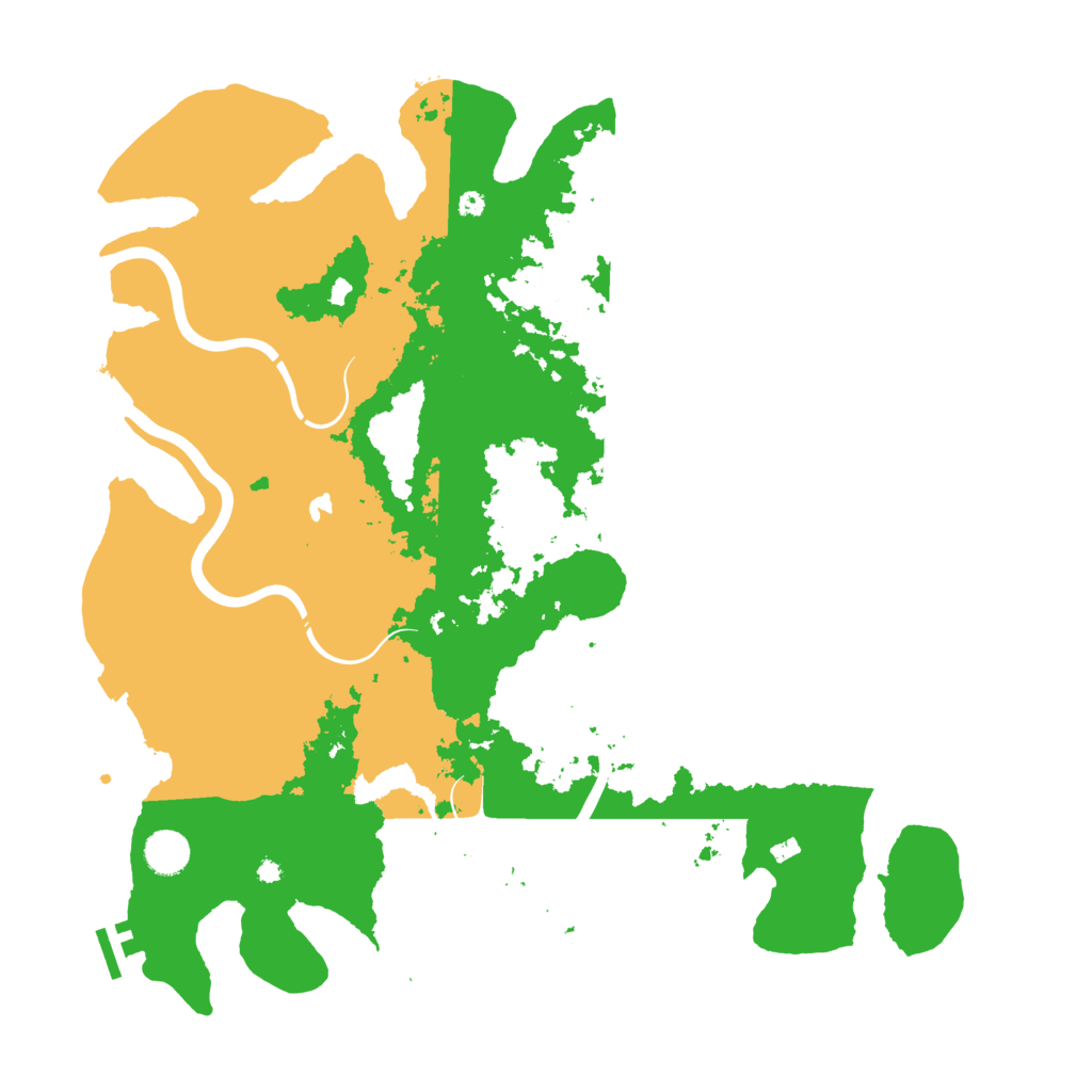 Biome Rust Map: Procedural Map, Size: 4250, Seed: 453648713