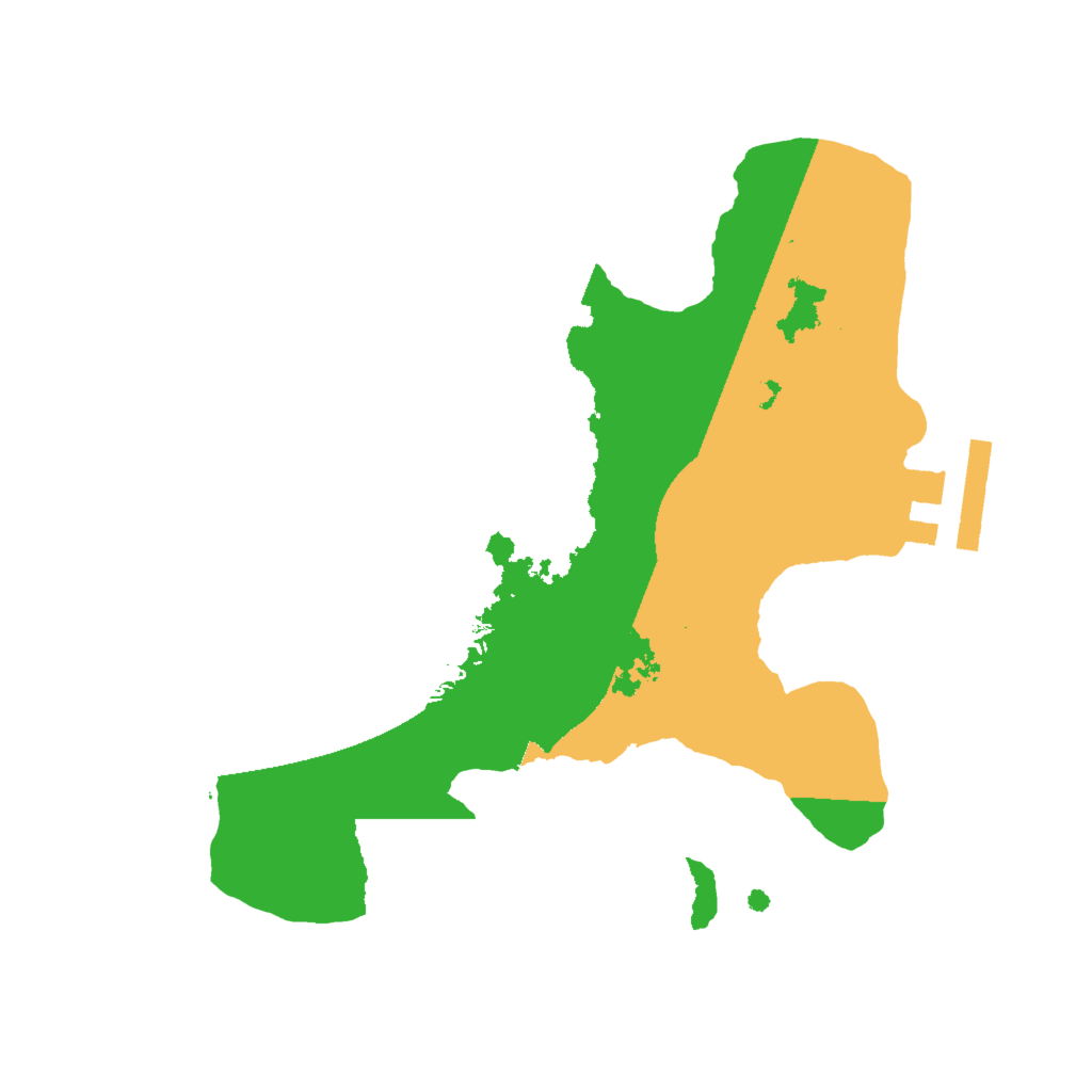 Biome Rust Map: Procedural Map, Size: 2000, Seed: 1681647783