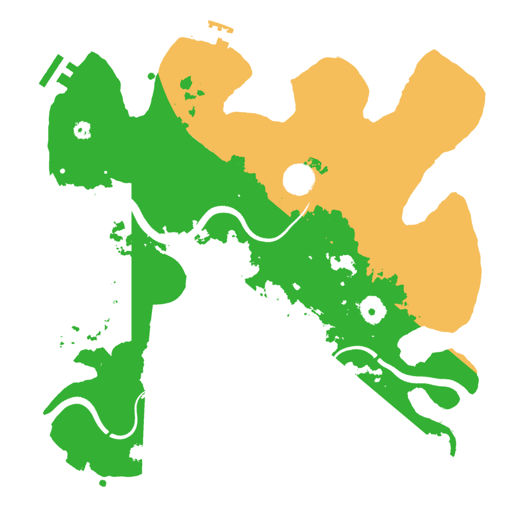 Biome Rust Map: Procedural Map, Size: 3000, Seed: 18328