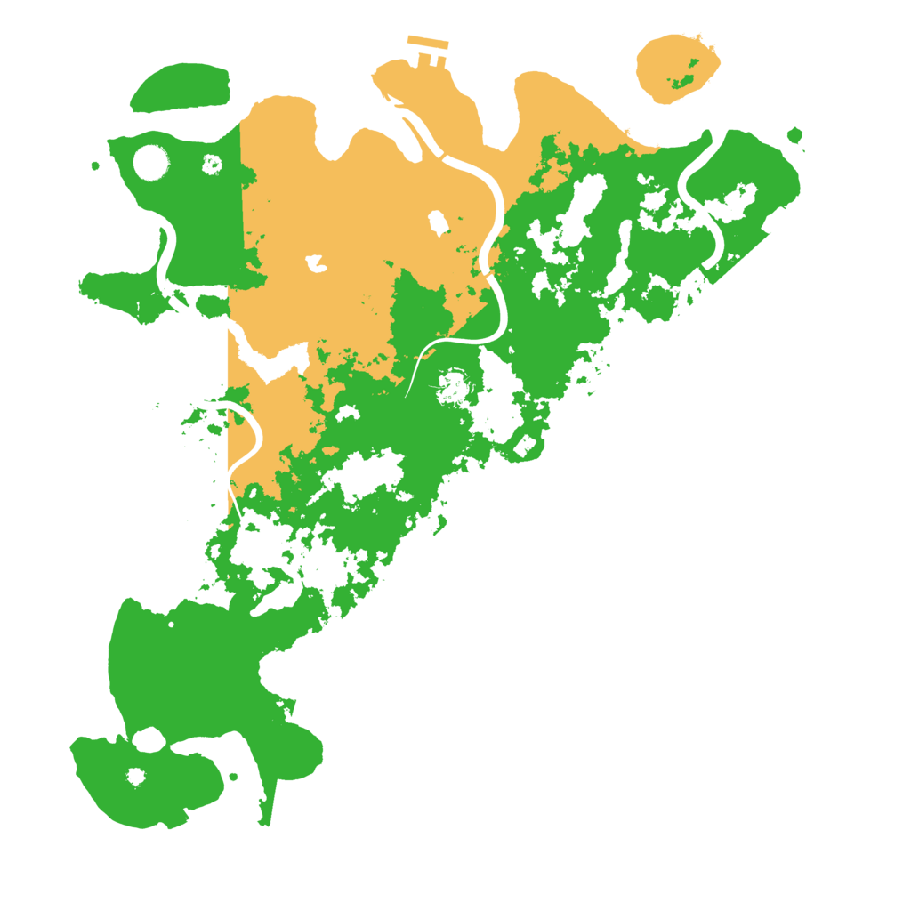 Biome Rust Map: Procedural Map, Size: 4500, Seed: 85633996