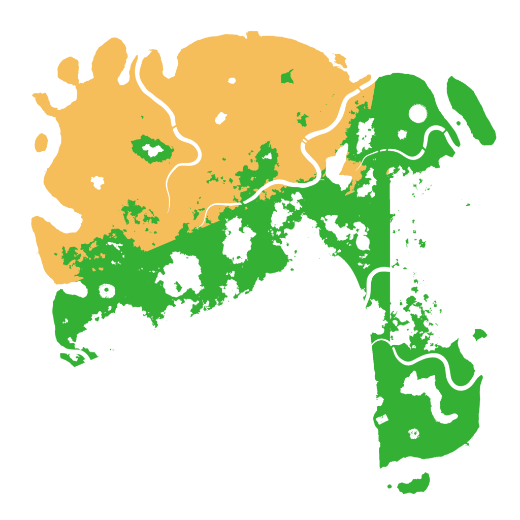 Biome Rust Map: Procedural Map, Size: 5000, Seed: 1559203268